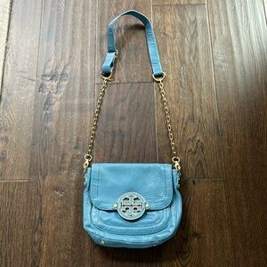 Vintage light blue Tory burch purse